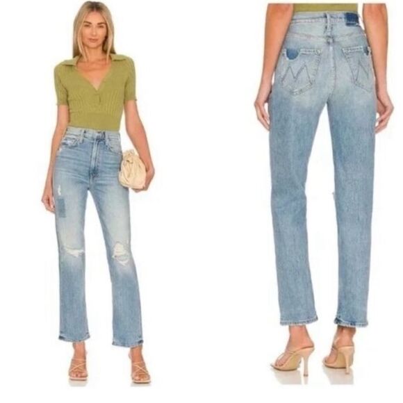 Mother High Waisted Study Hover We Are Castaways Jeans - Picture 7 of 17